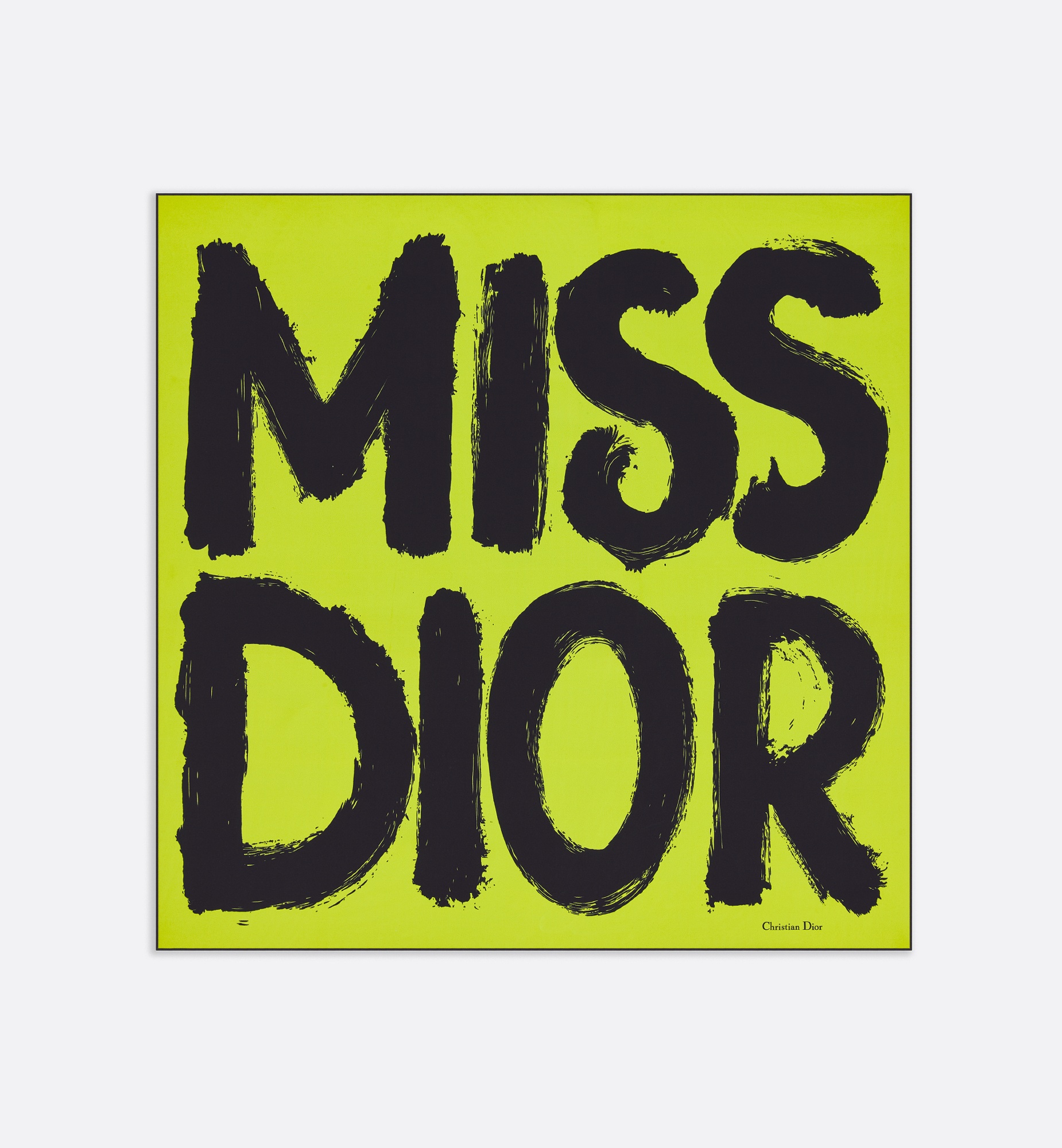 Dior Miss Dior Graffiti 90 Square Scarf | dior | REVERSIBLE