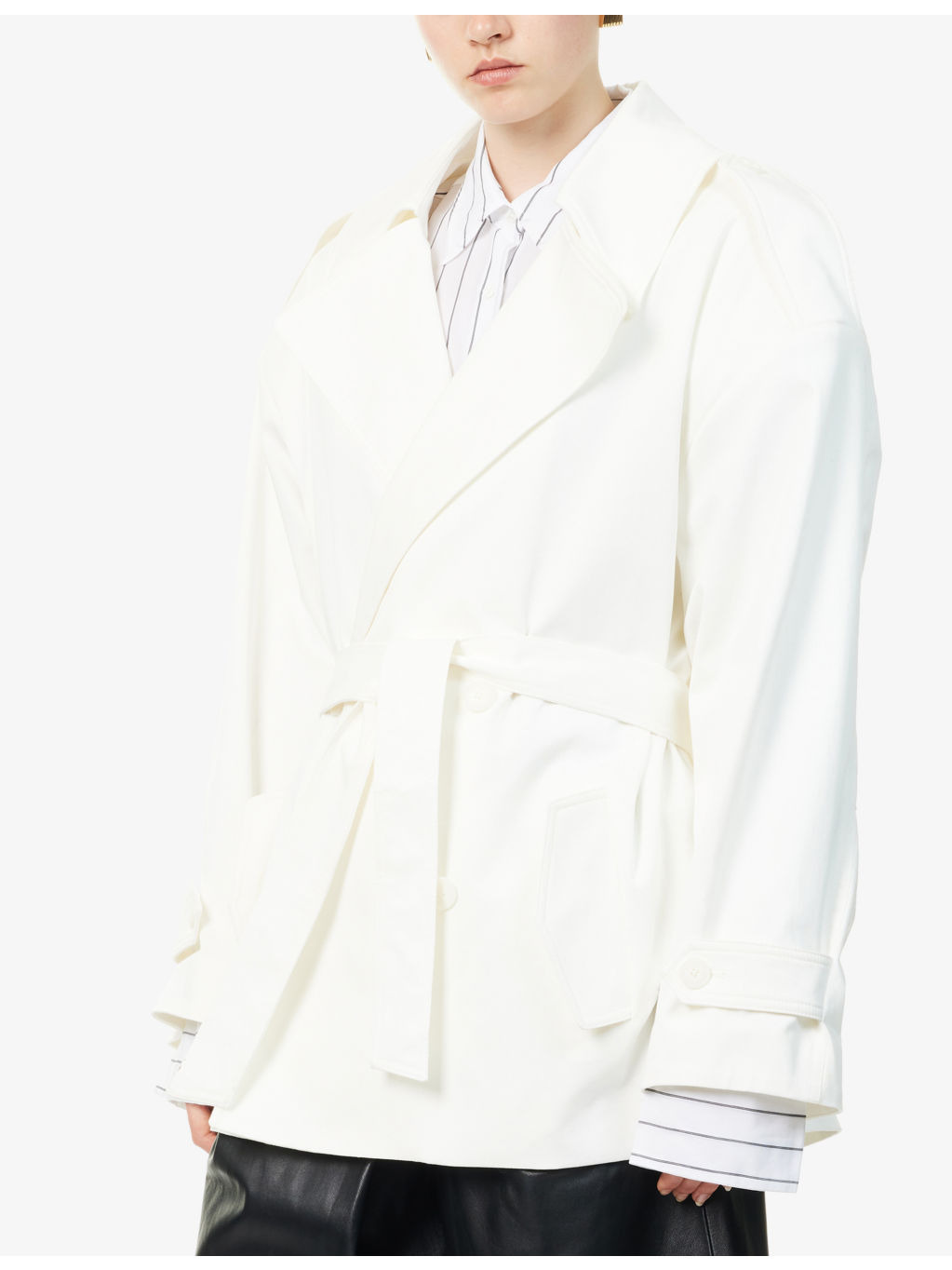 Zurich Oversized Stretch-Cotton Trench - 3