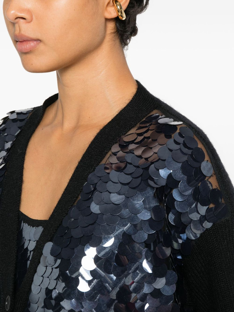 sequin-embellishment cardigan 5