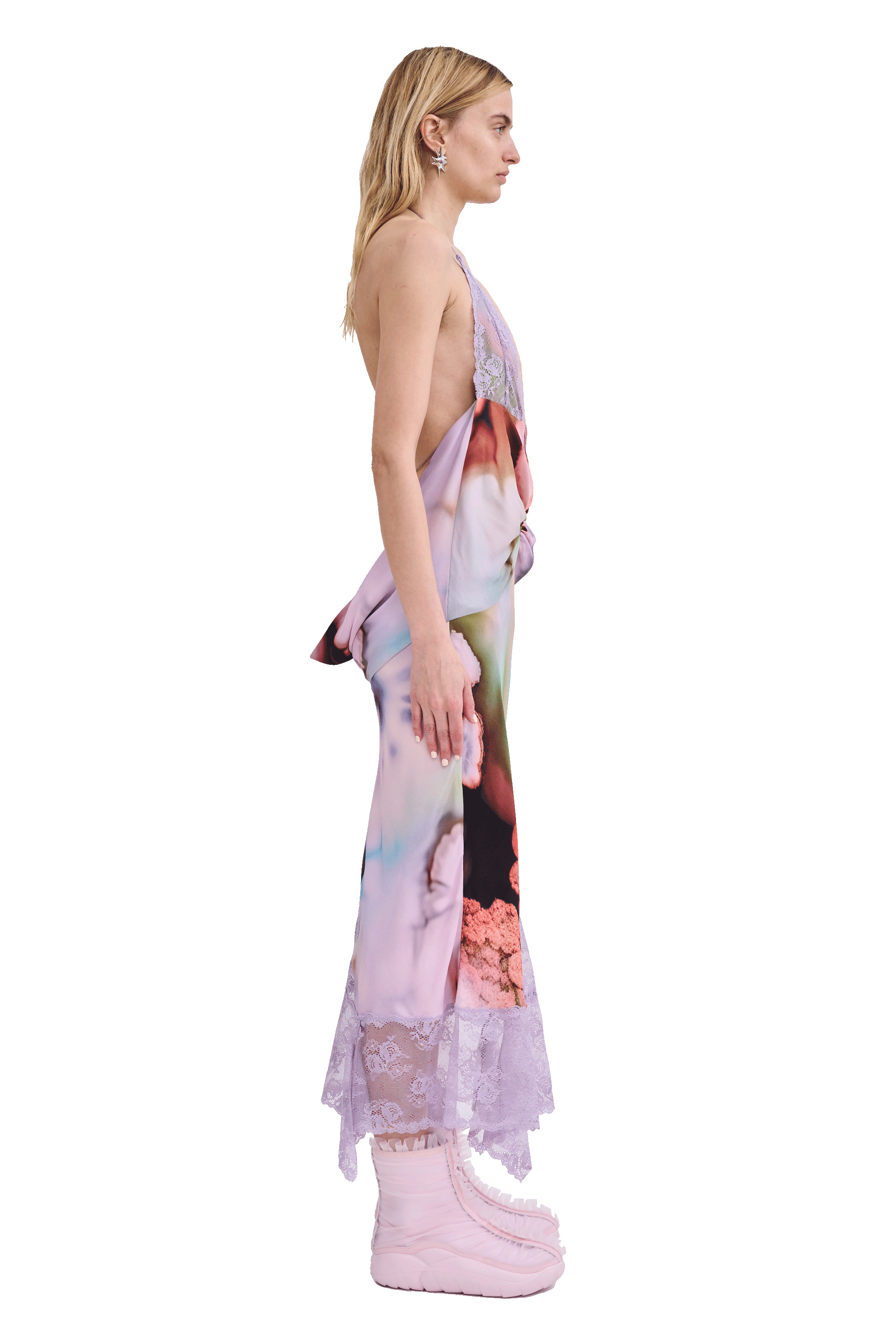 MOLD COURT SLIP DRESS - 4