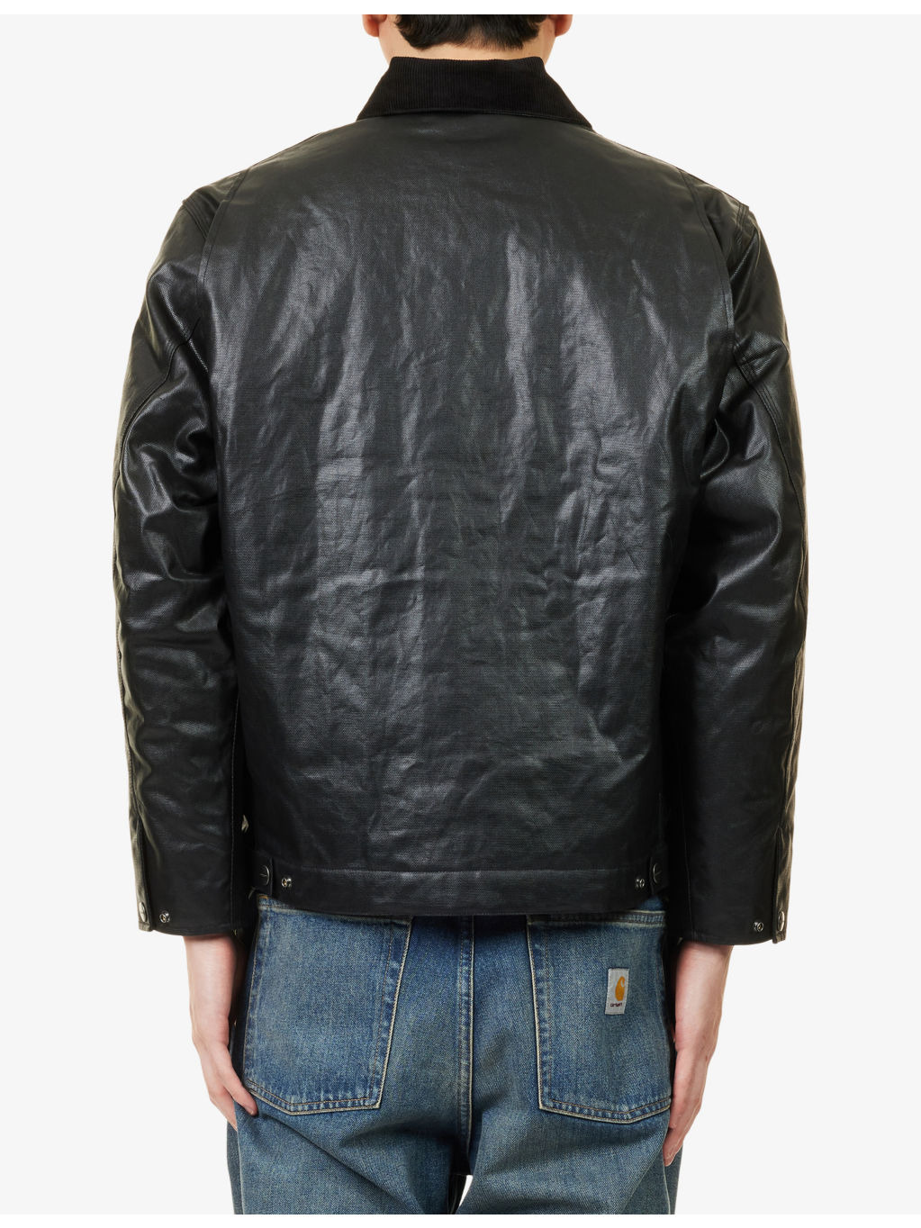 OG Dean Brand-Patch Coated-Cotton Jacket - 4