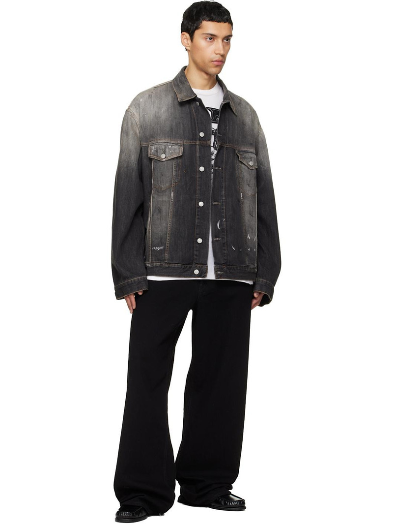 Acne Studios Black Oversized Denim Jacket outlook