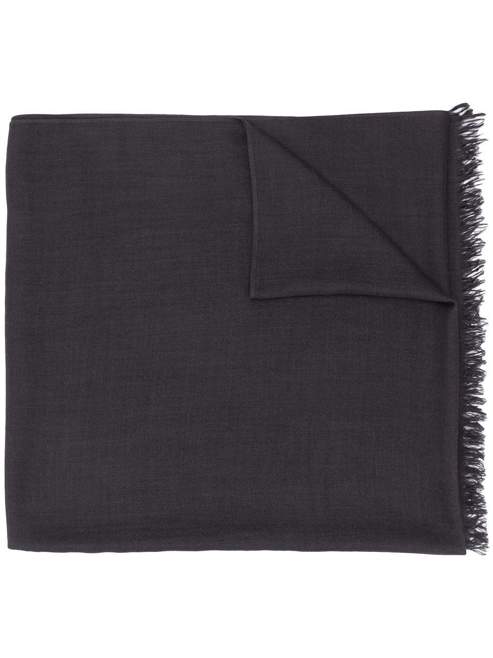 fringed-hem scarf - 1