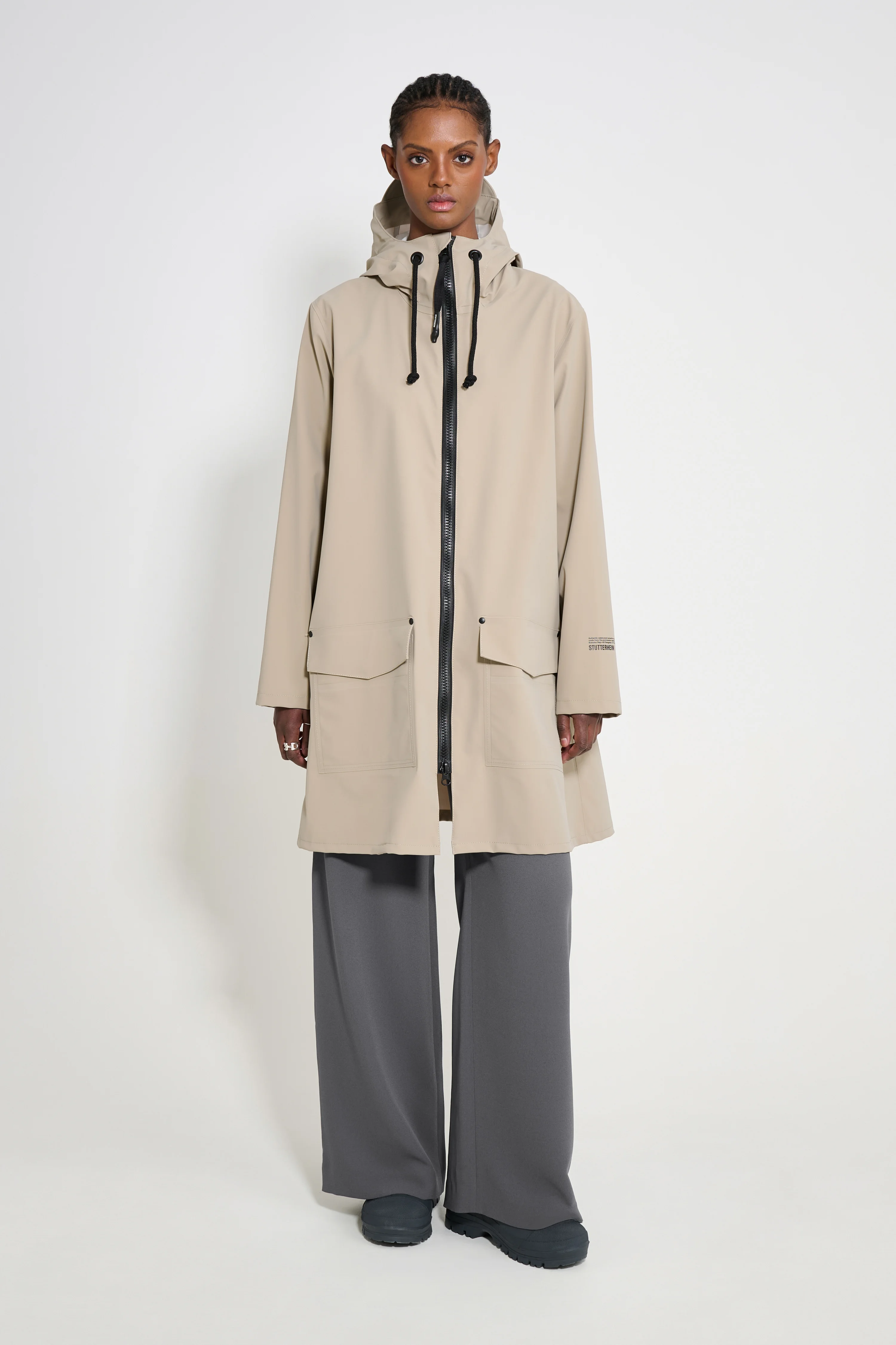 Mosebacke Patch Raincoat Potato - 1