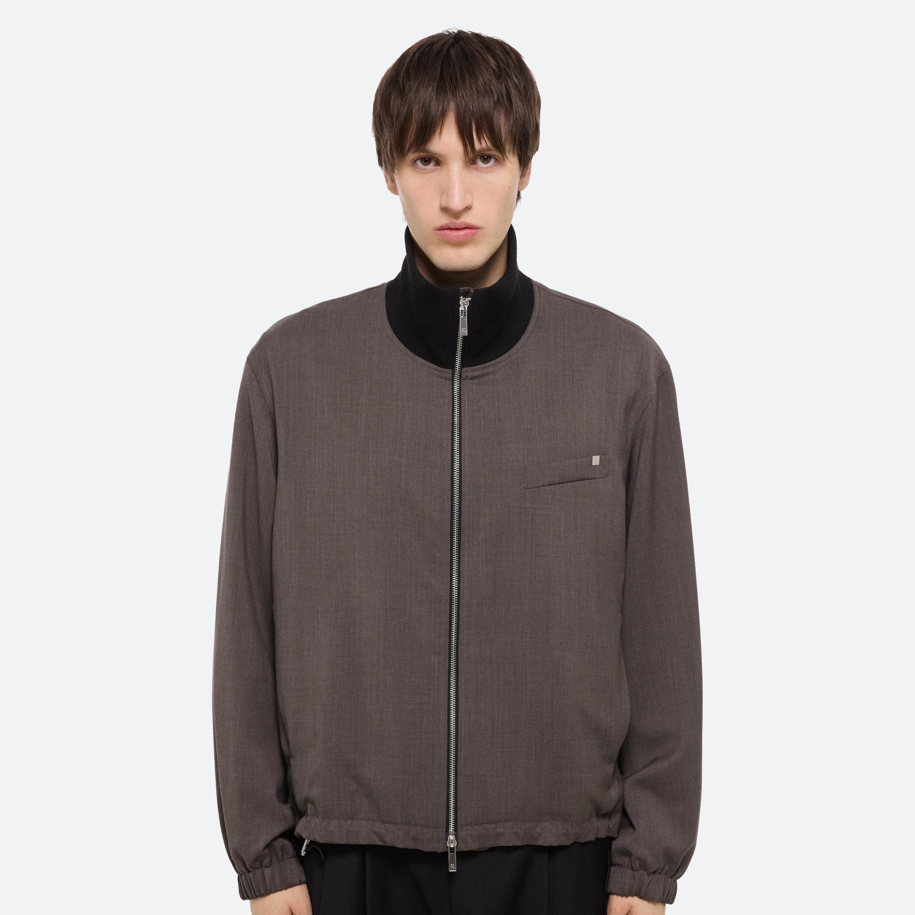 RELAXED WOOL BOMBER - 6