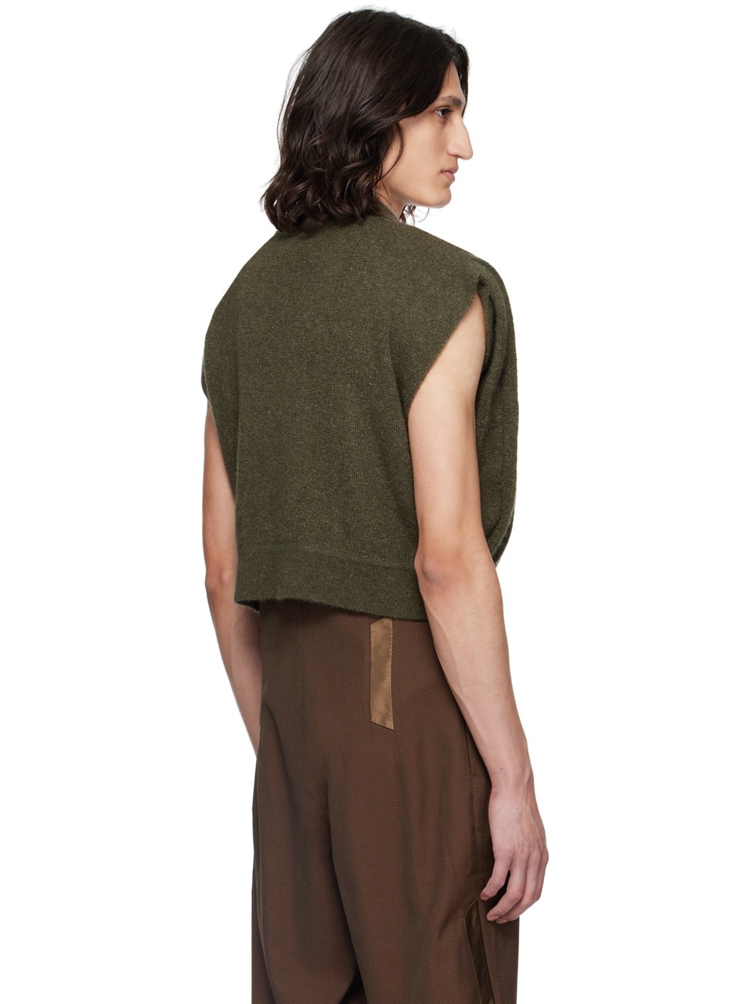 Khaki Orson Cardigan - 3