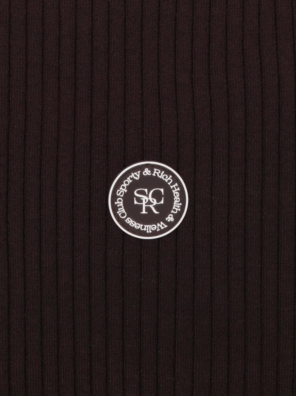 logo-patch ribbed tank top - 3