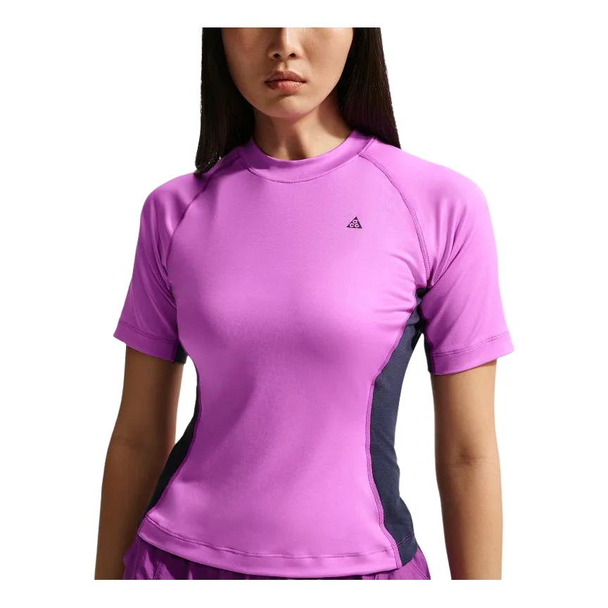 (WMNS) Nike ACG Dri-Fit Layer T-Shirt 'Vivid Purple' IO1461-551 - 1