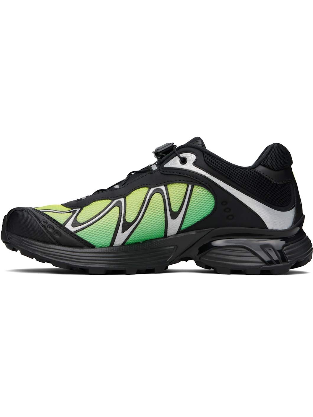 Black & Green XT-Whisper Sneakers - 3