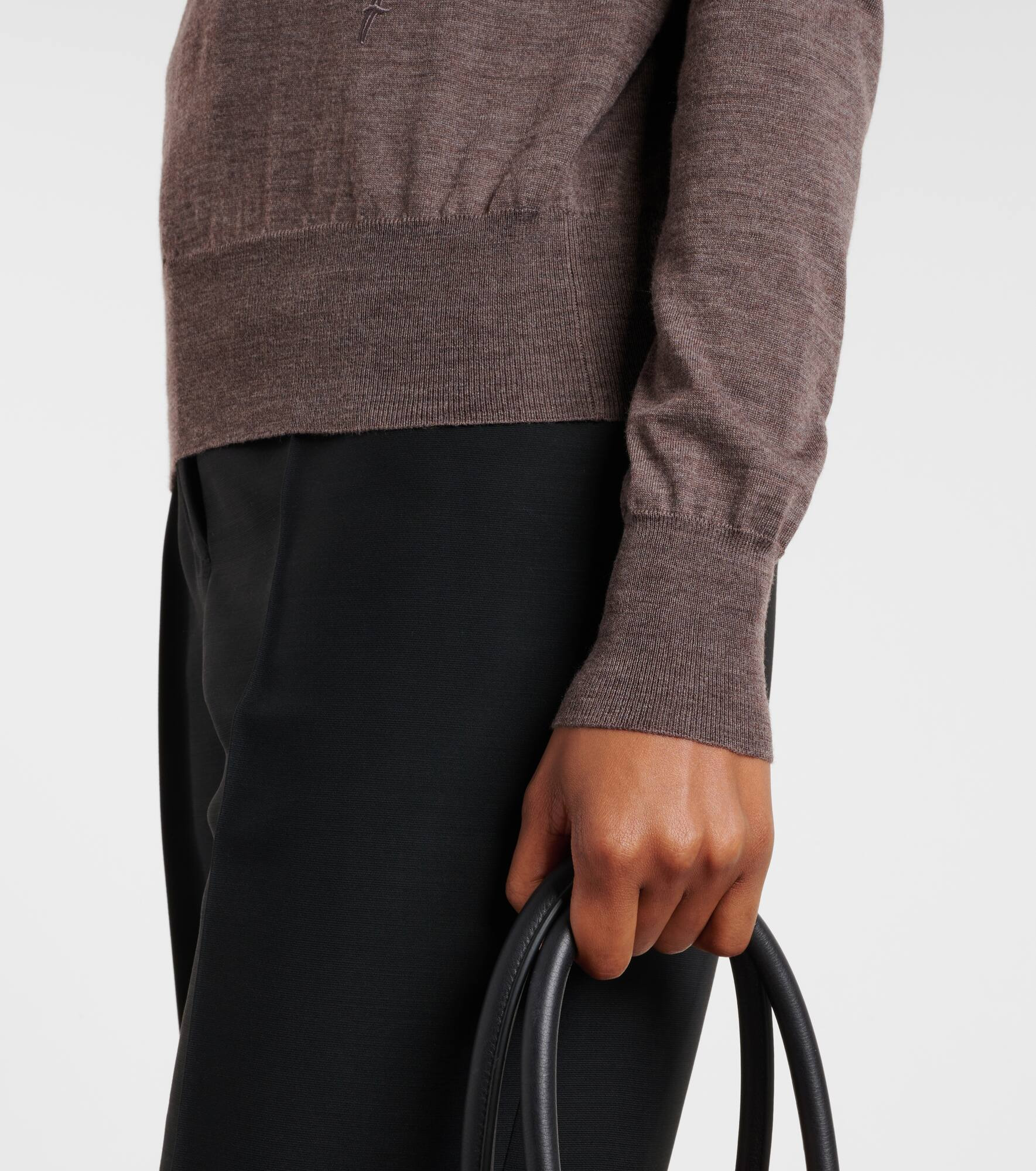 Wool turtleneck sweater - 6