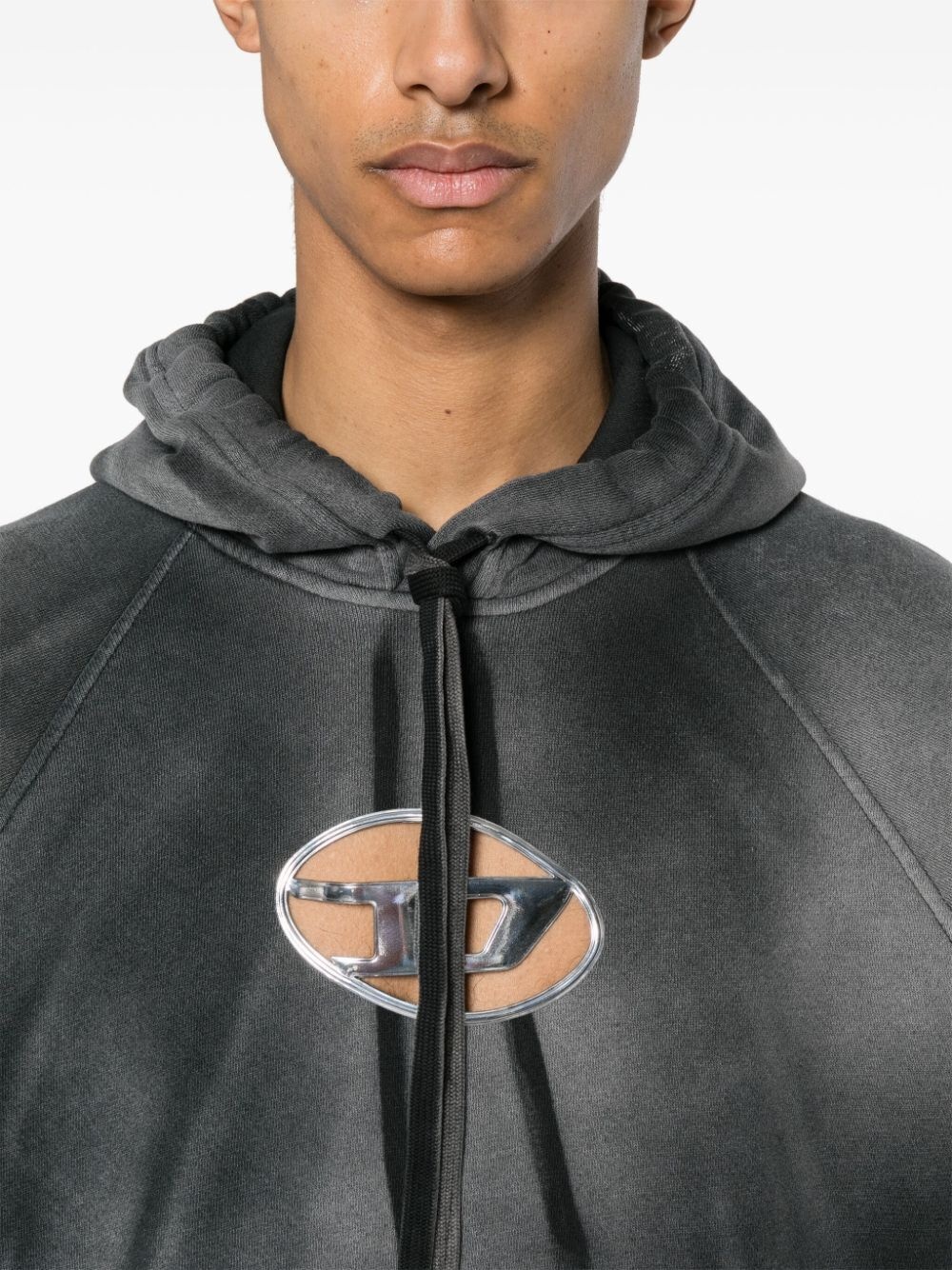 Diesel S roxt hood sweatshirt | grifo210 | REVERSIBLE