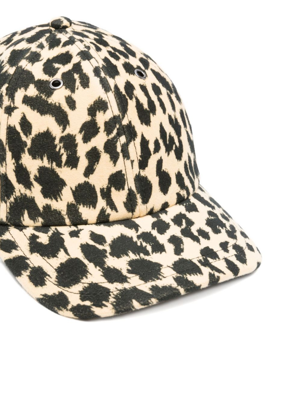 leopard-print cap - 3