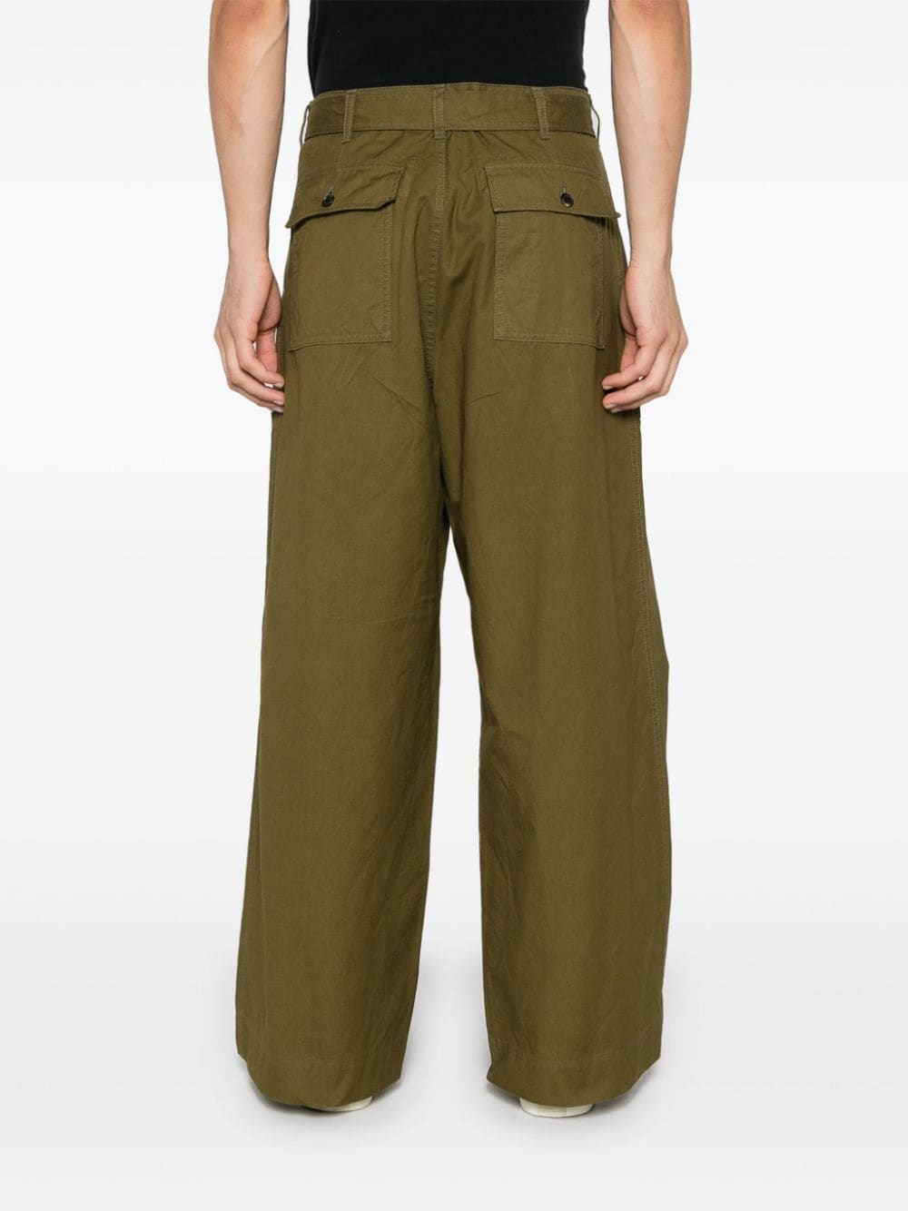 belted trousers - 4