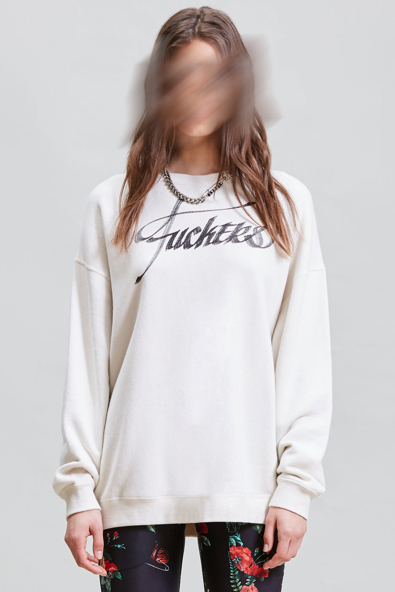 R13 FKRS OVERSIZED CREWNECK | R13 outlook