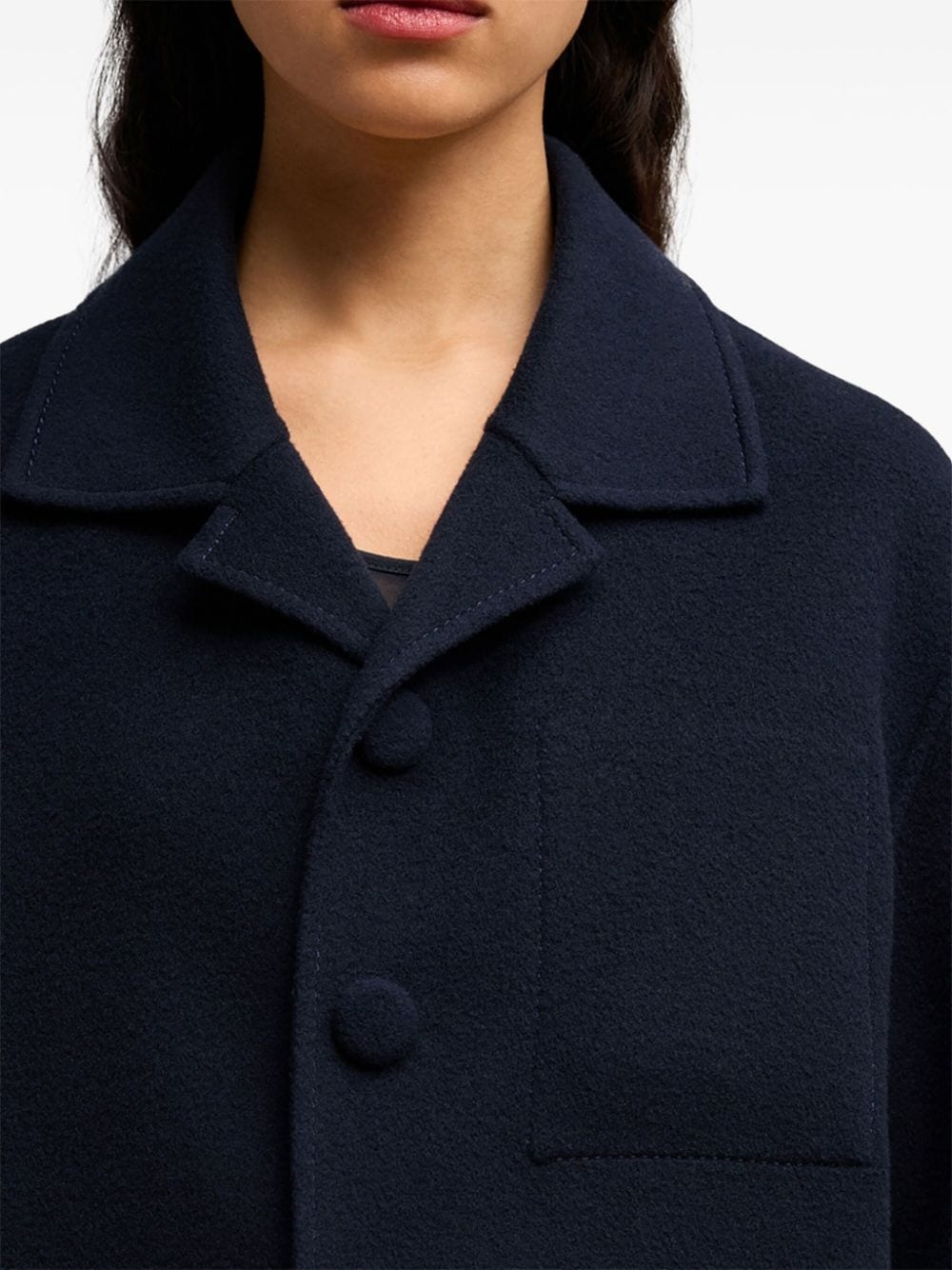 camp-collar jacket - 6
