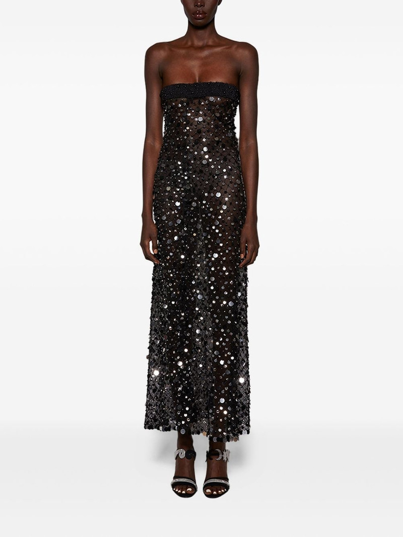 ROBERTA EINER sequin-embellished midi dress outlook