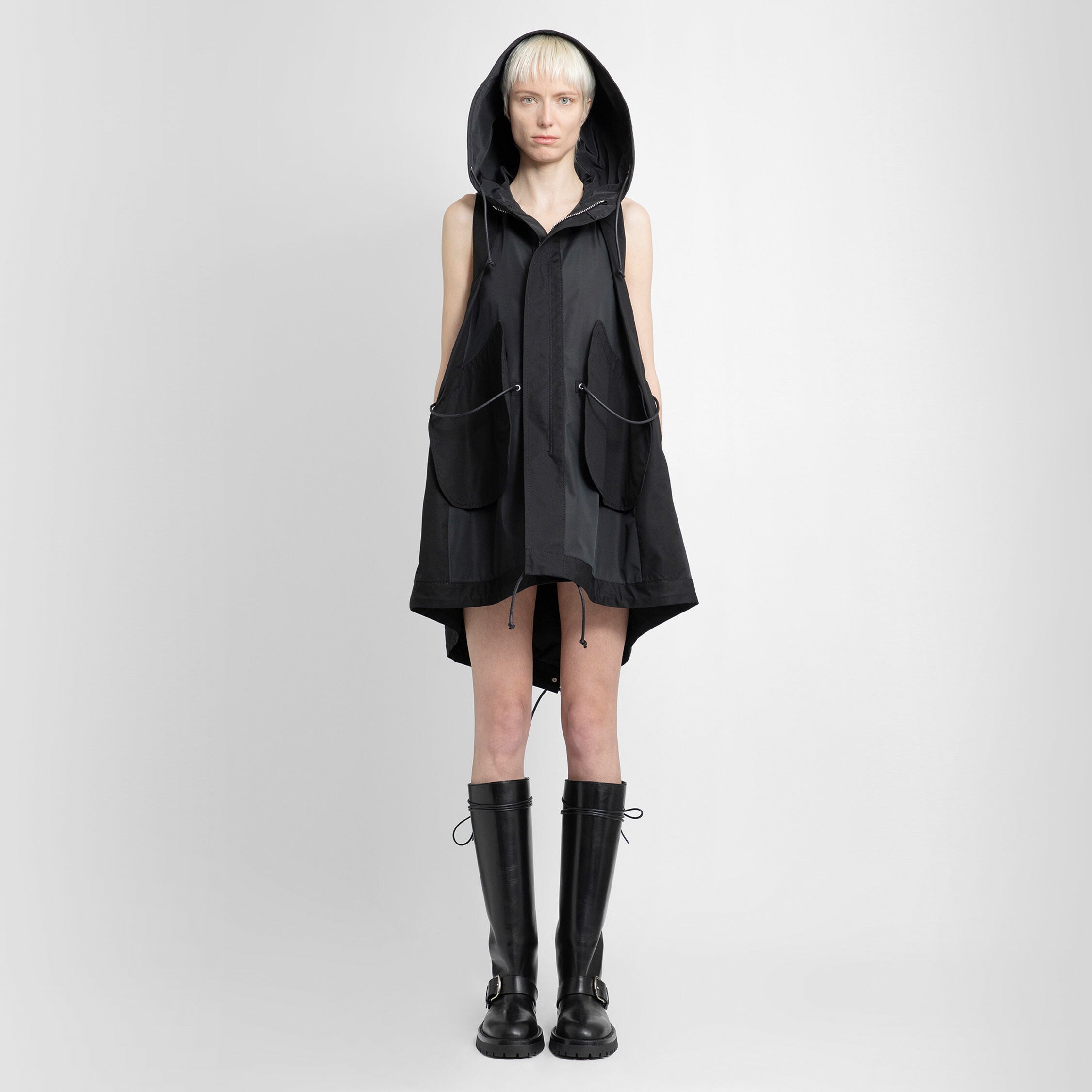 SACAI WOMAN BLACK WAISTCOATS - 4