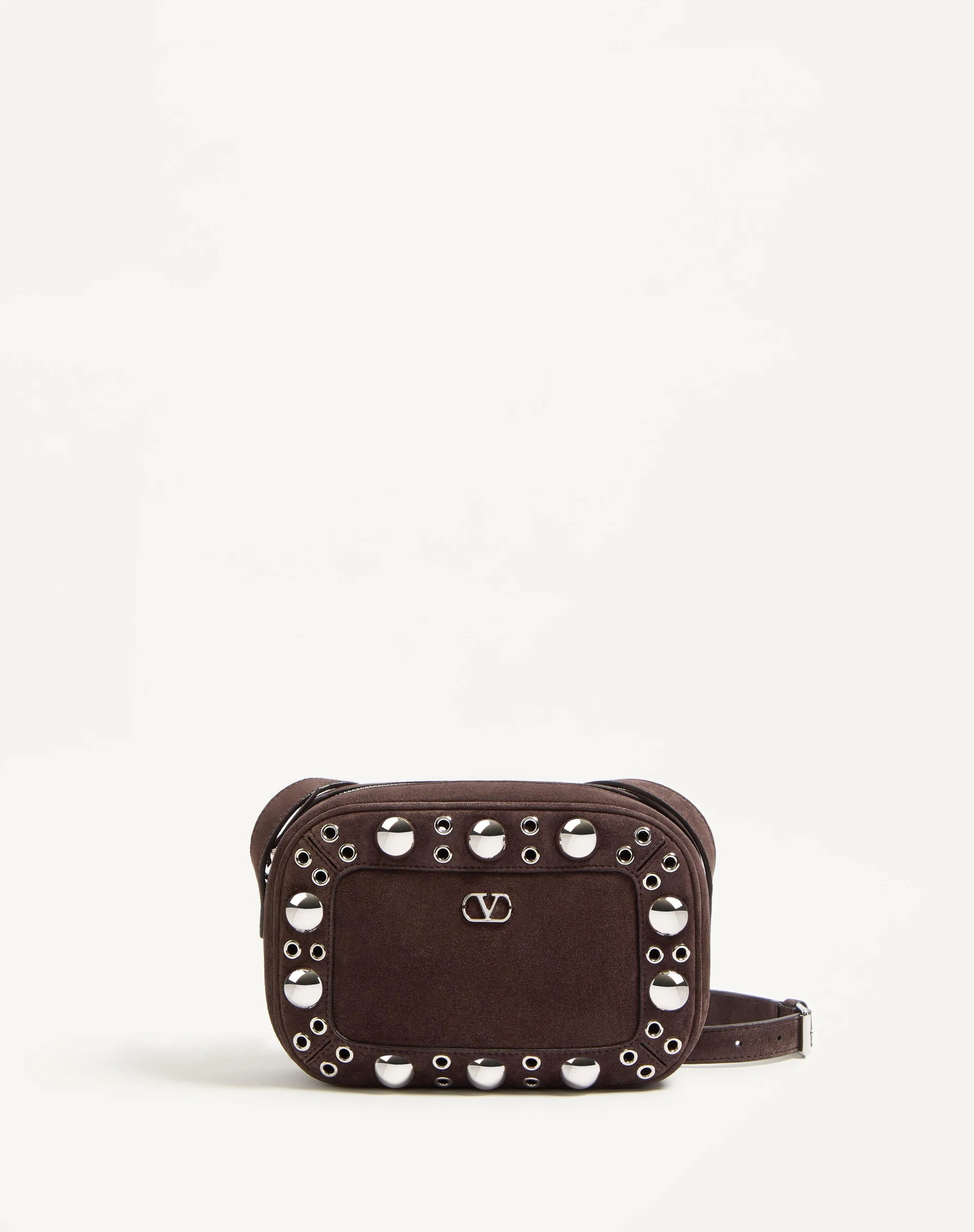 VALENTINO GARAVANI NELLCÔTE SUEDE SHOULDER BAG - 1