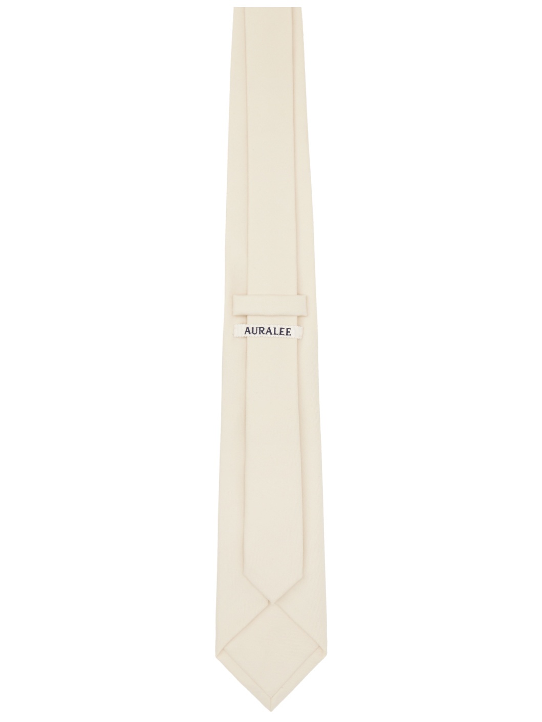 Beige Super Light Wool Tie - 2