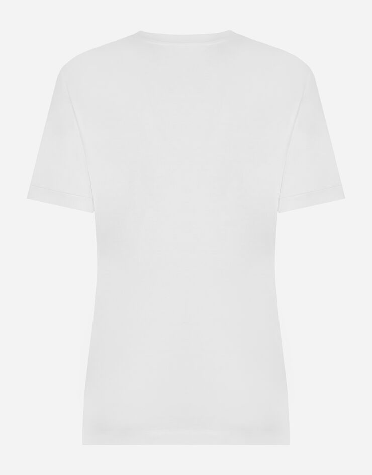 Jersey T-shirt with DG logo tag - 2
