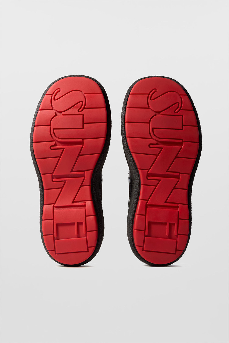 CEMENTO BOOTS / brown & red 3