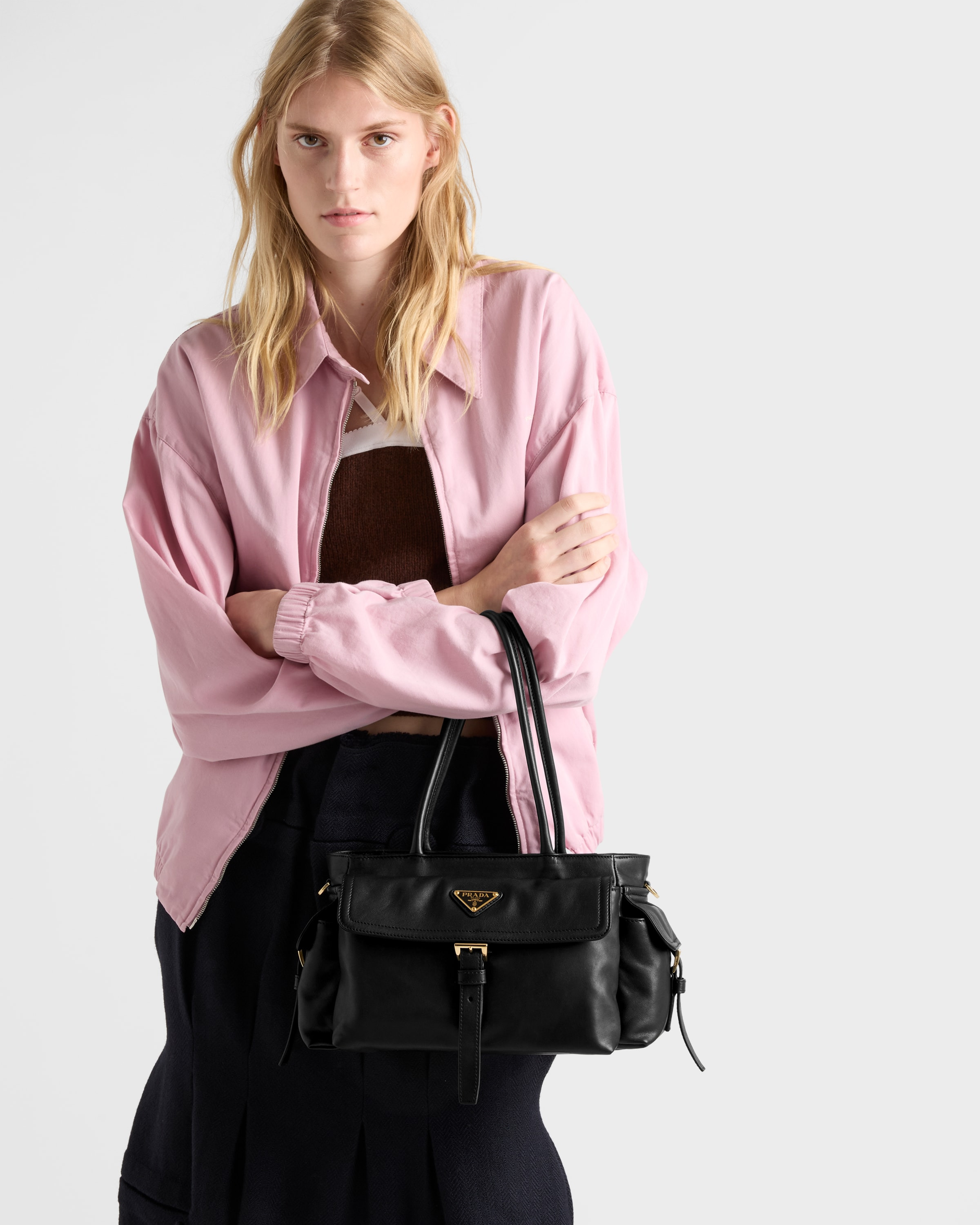 Medium Prada Explore nappa leather tote bag - 7
