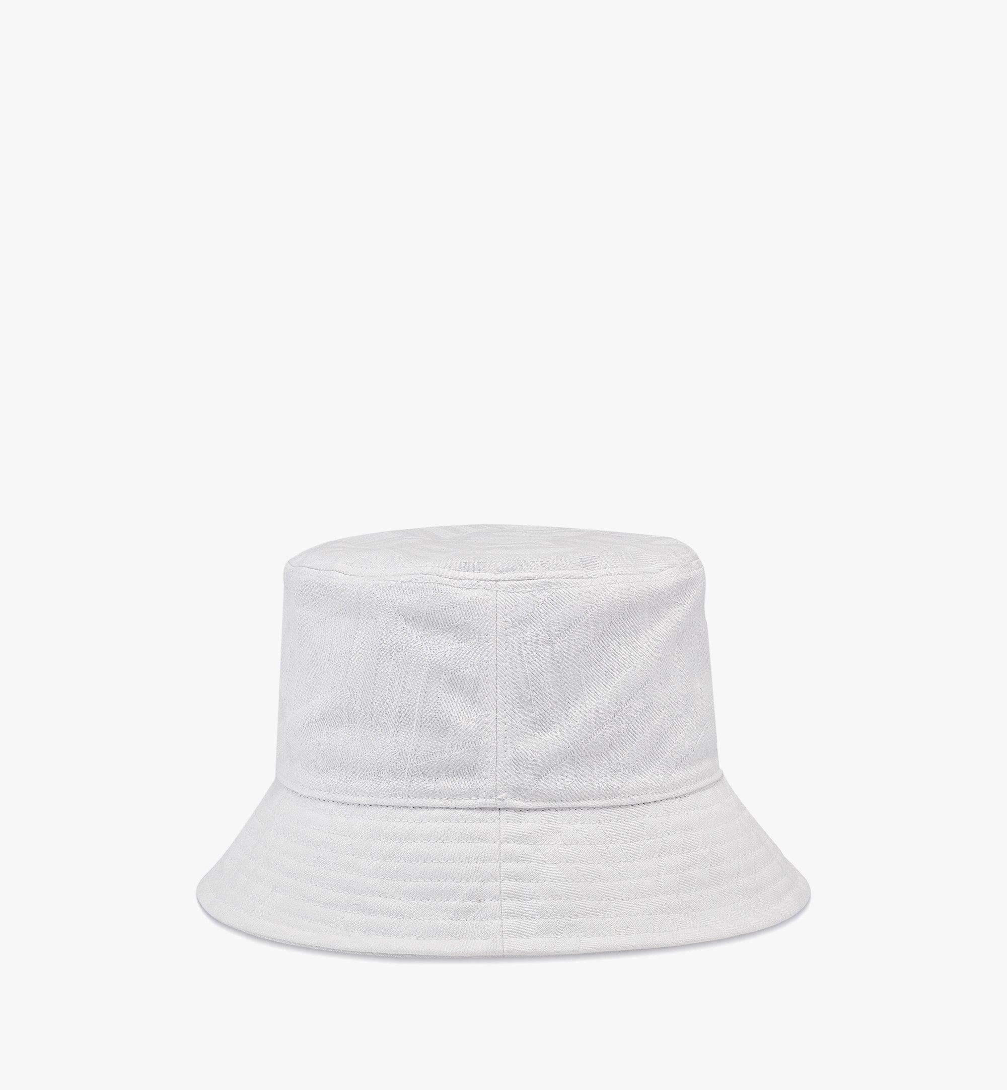 Bucket Hat in Cubic Monogram Denim Jacquard - 3