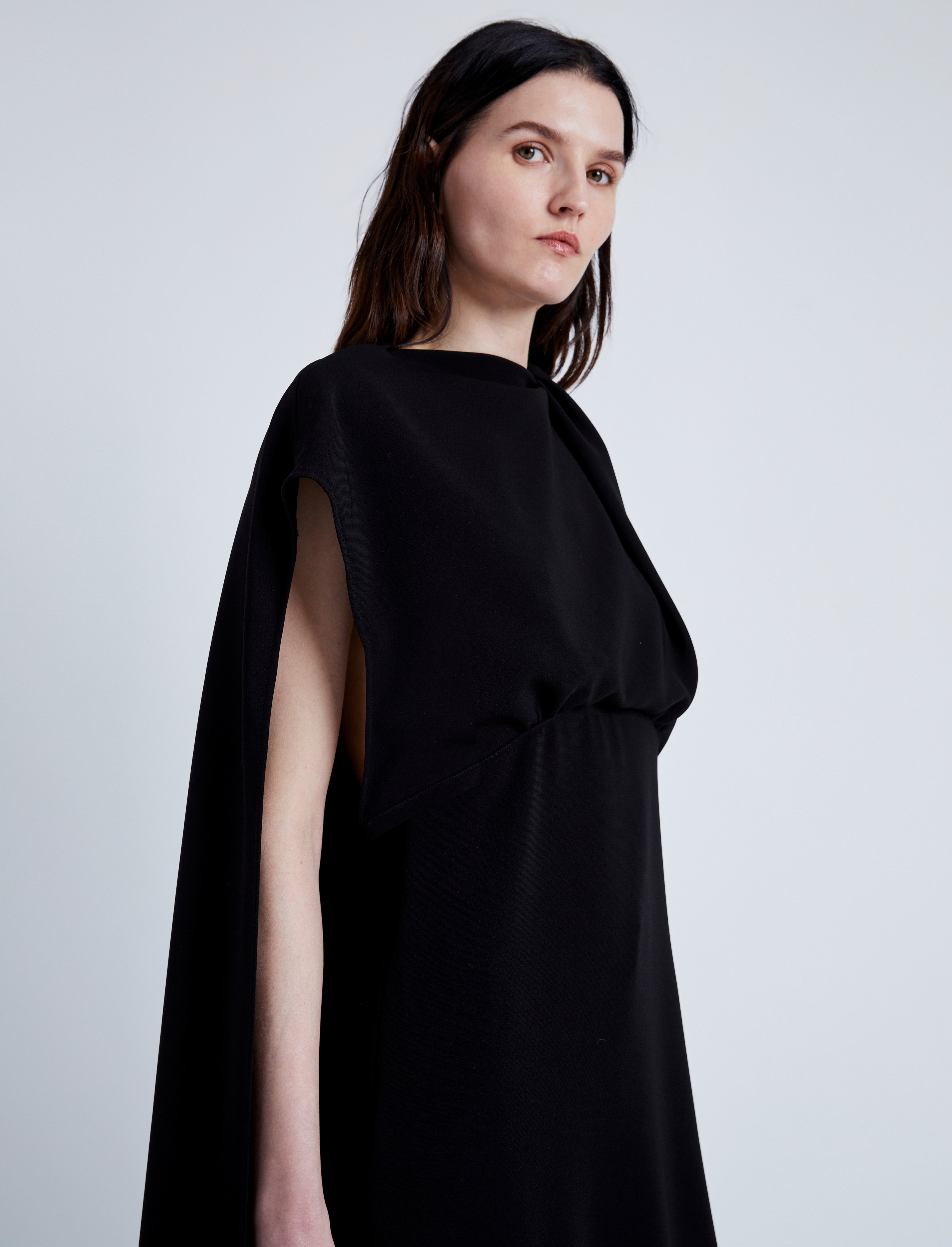 Maude Dress in Matte Viscose Crepe - 5