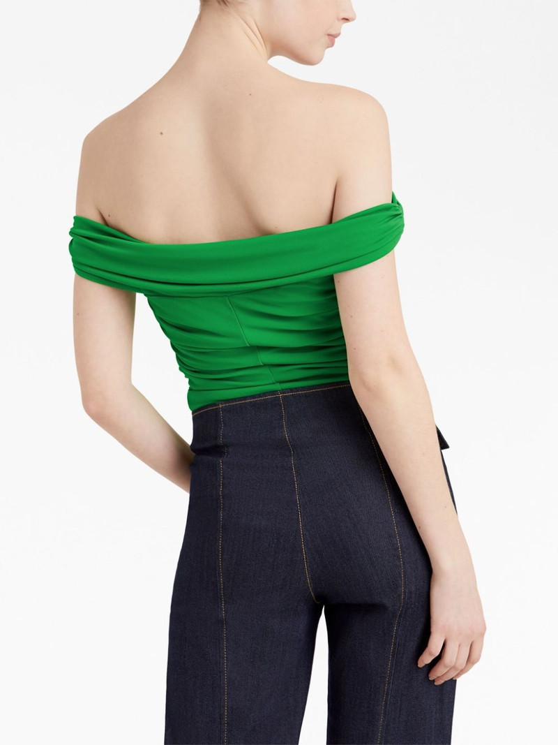 draped off-shoulder body top 4