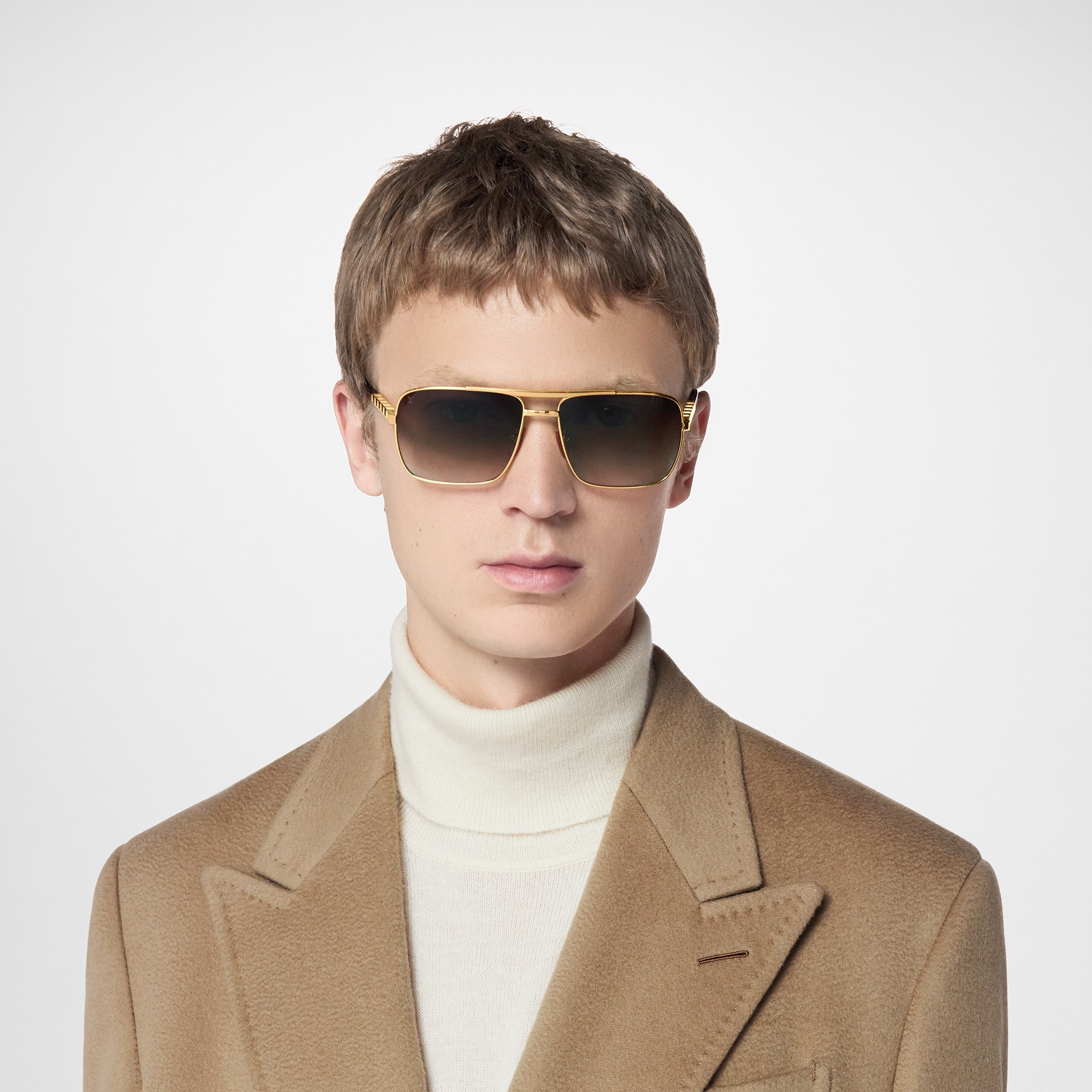 Louis vuitton attitude sunglasses gold outlet