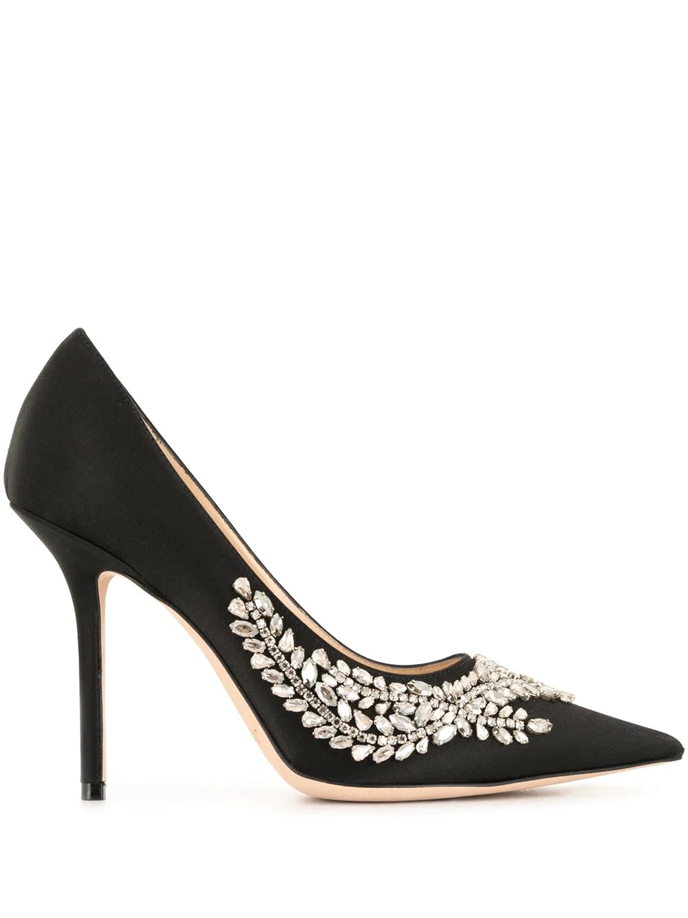 Love 100 crystal-embellished pumps - 1