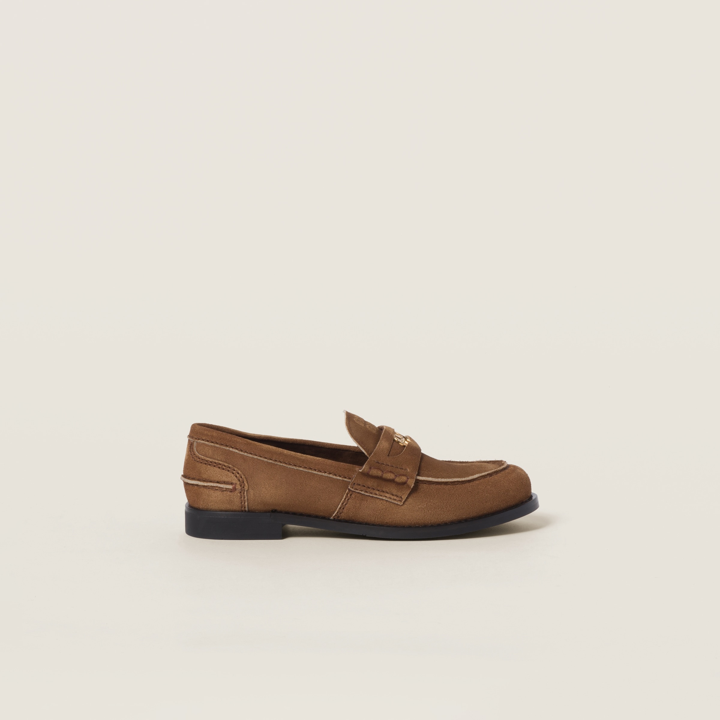 Miu Miu Faded suede loafers | REVERSIBLE