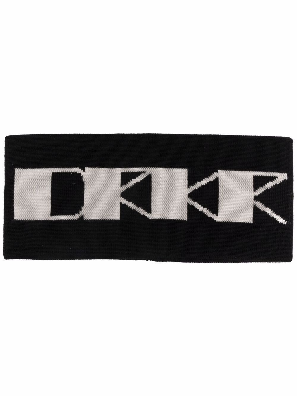 logo-print headband - 1