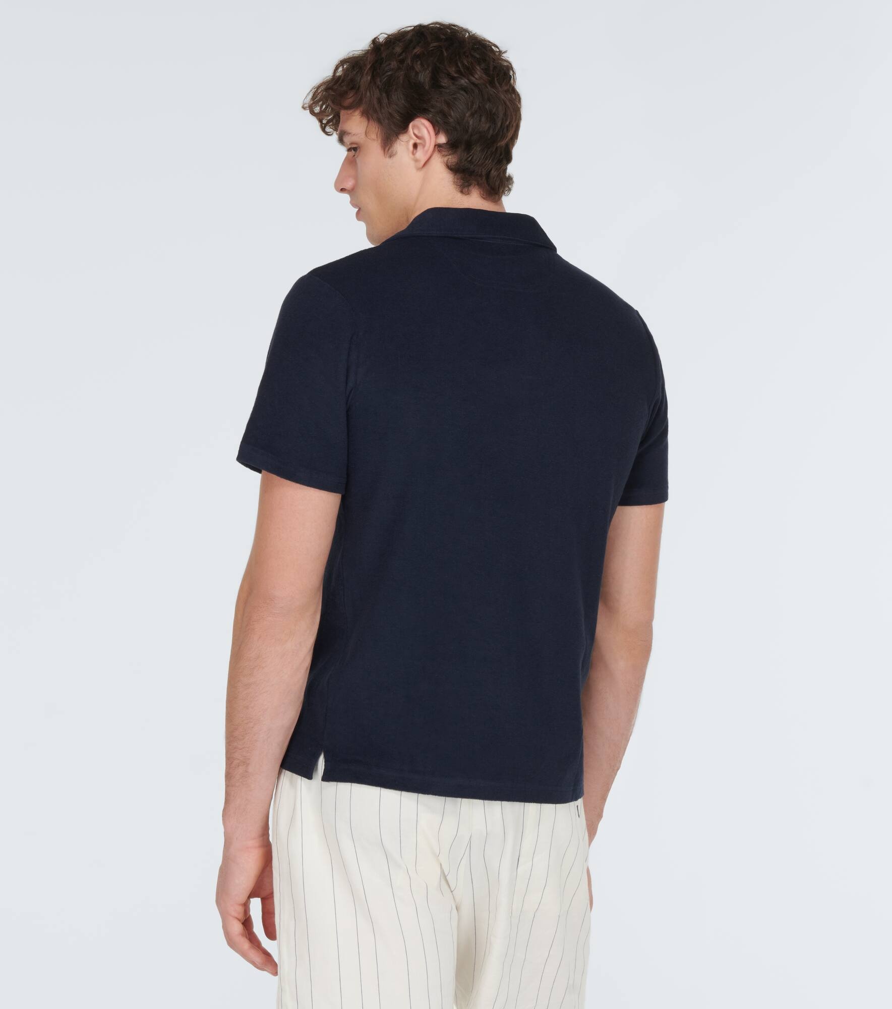 Faustino terry polo shirt - 4