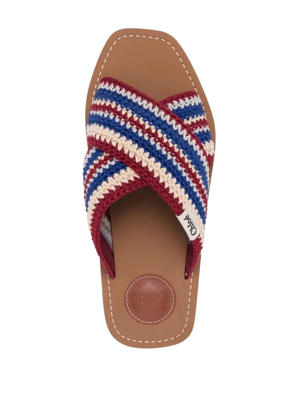 Woody crossover-strap sliders - 4