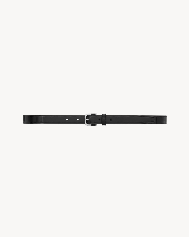 RESIN-INSERT BELT IN BRUSHED LEATHER 1