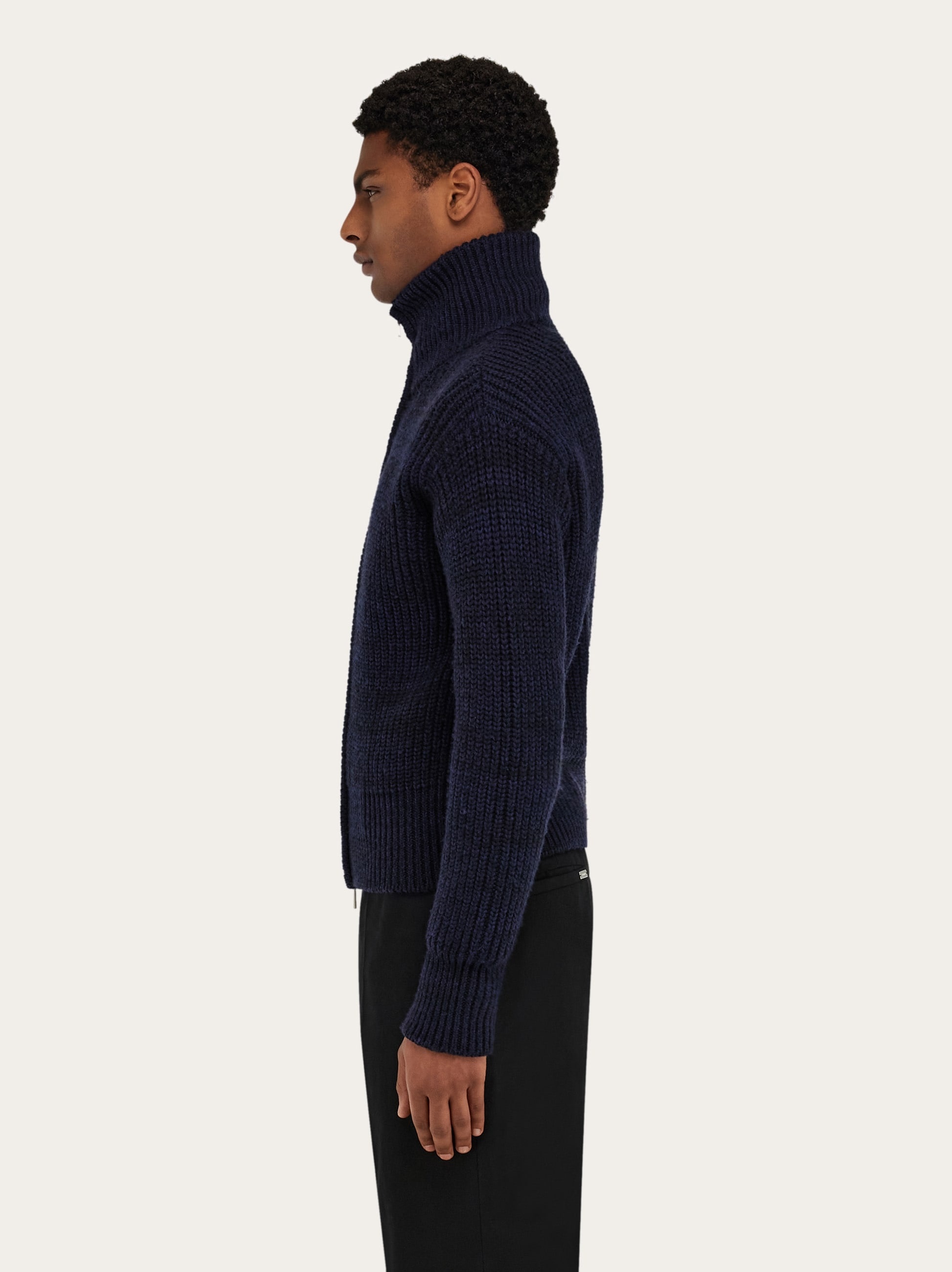 Knitted blouson - 3