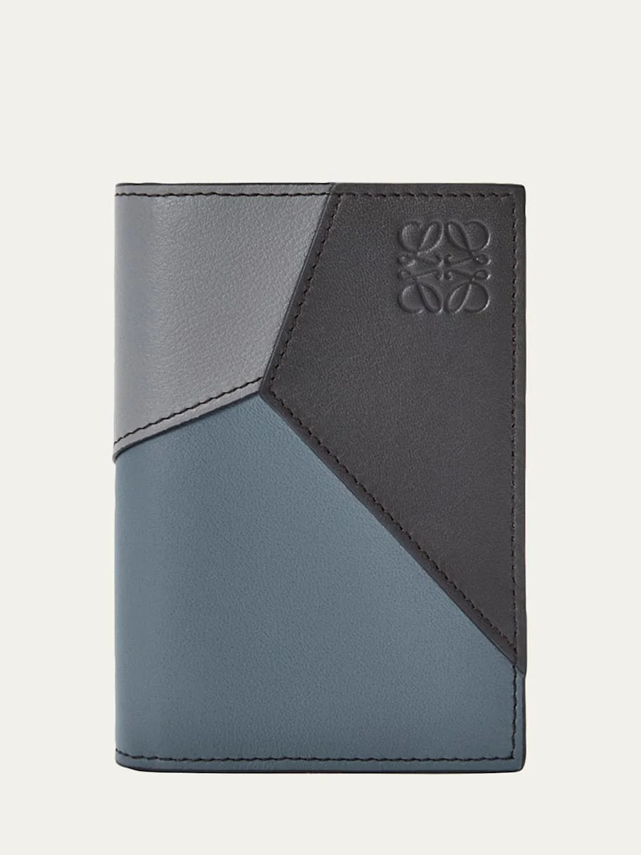 Men's Puzzle Calfskin Bifold Wallet - 1