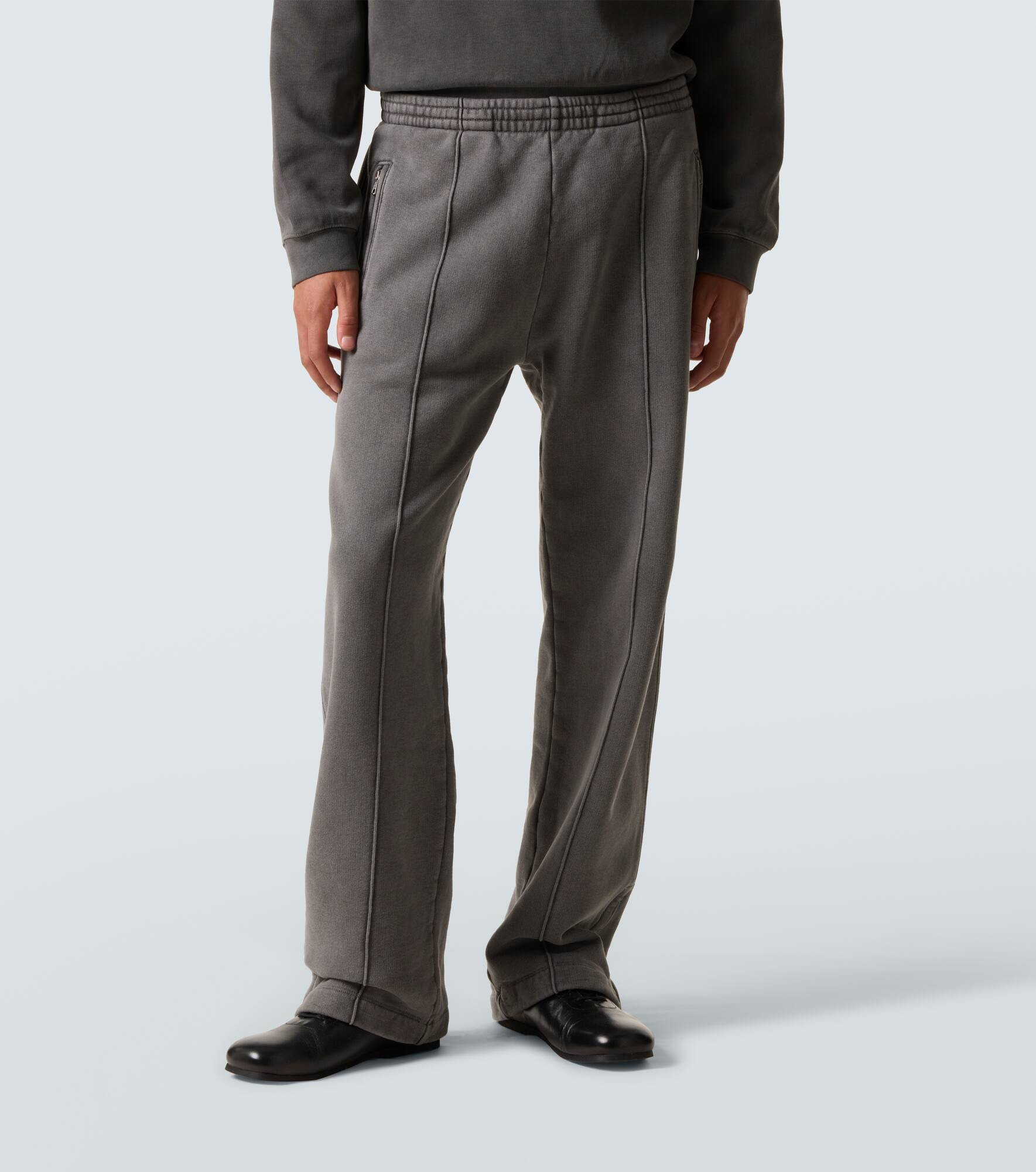 Cotton jersey wide-leg sweatpants - 3