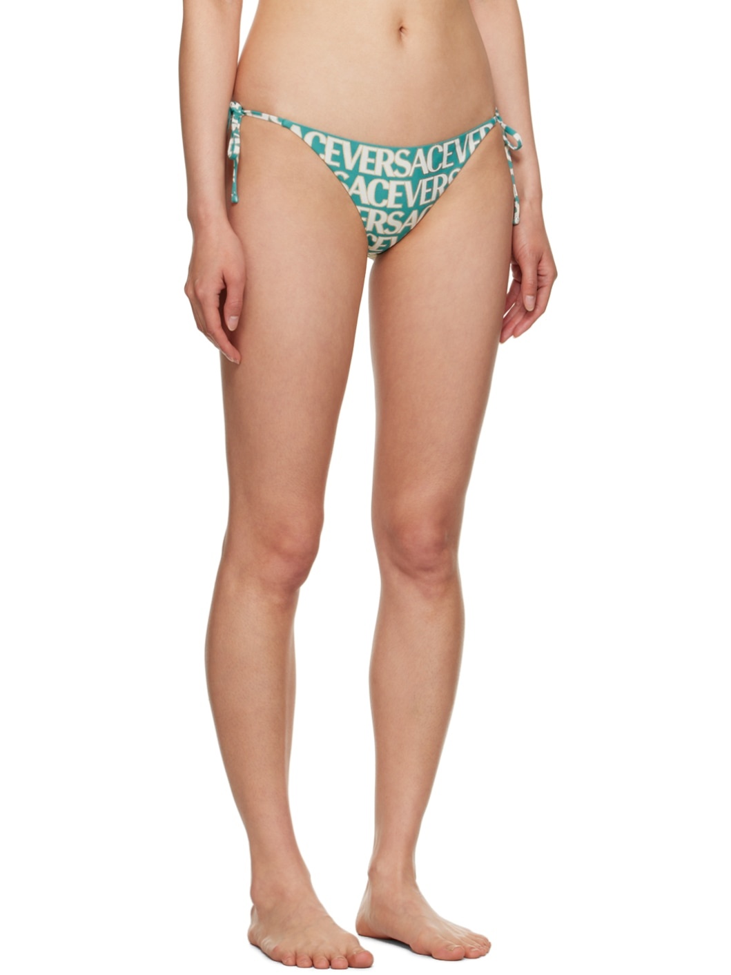 Blue Allover Bikini Bottom - 2