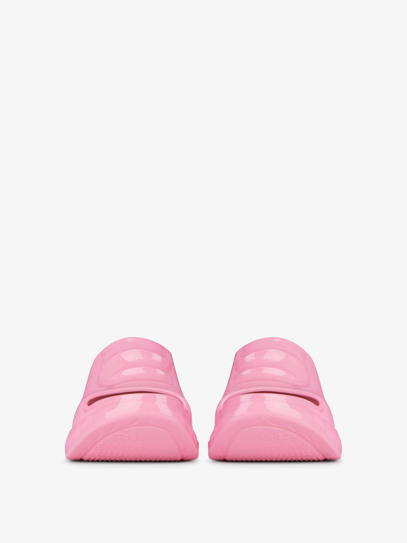 MARSHMALLOW WEDGE SANDALS IN RUBBER 2