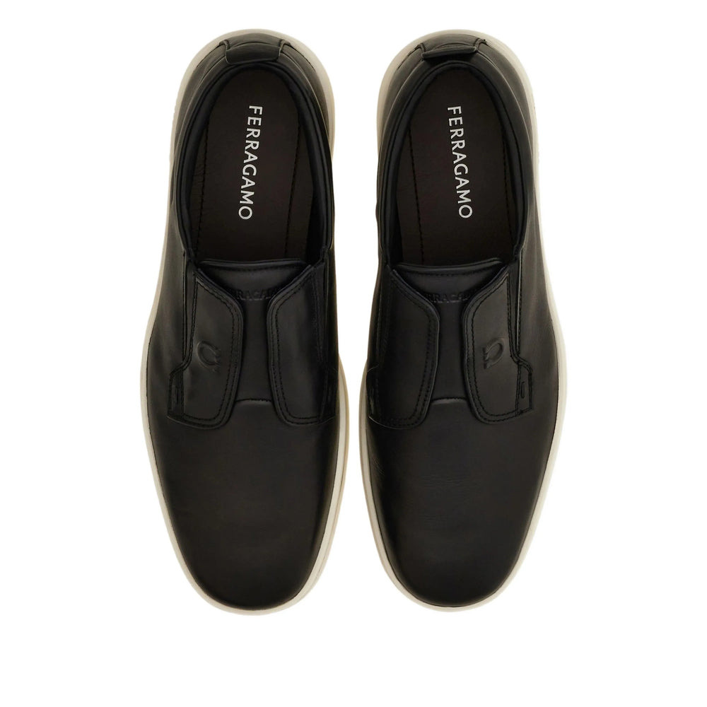 Ferragamo Black Trainers - Slip-Ons Men - 5
