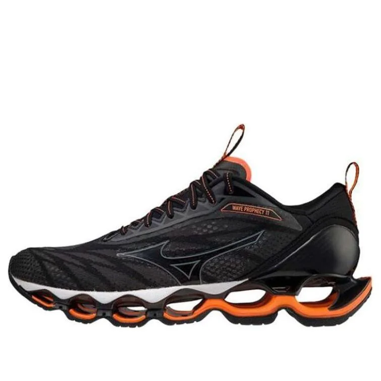 Mizuno Wave Prophecy 11 Low Tops Grey Black Orange J1GC220009 - 1