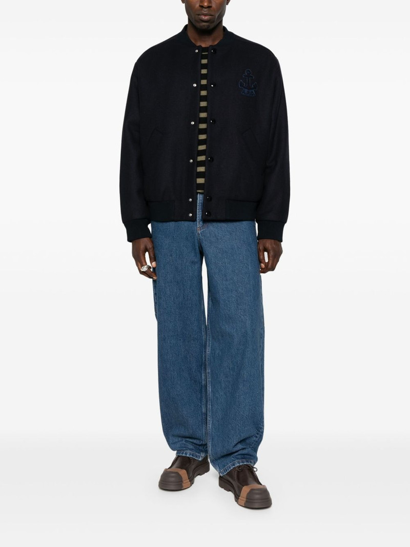 A.P.C. logo-embroidered jacket outlook