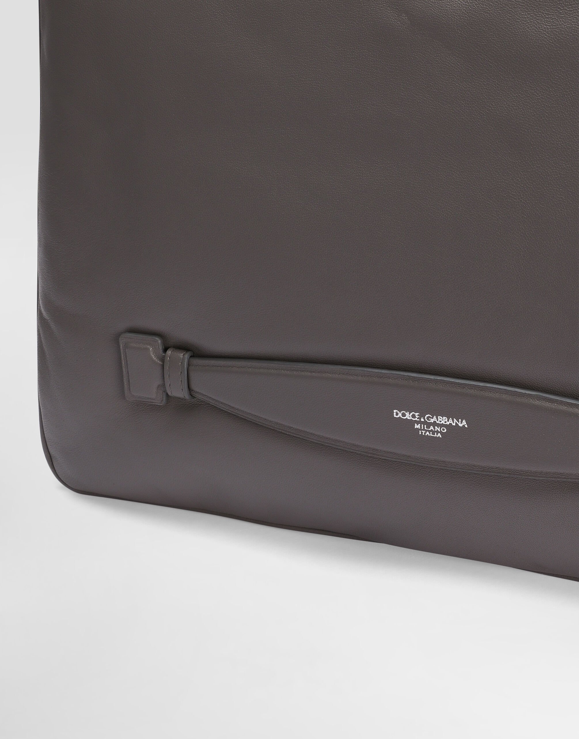 Calfskin nappa leather pouch - 6