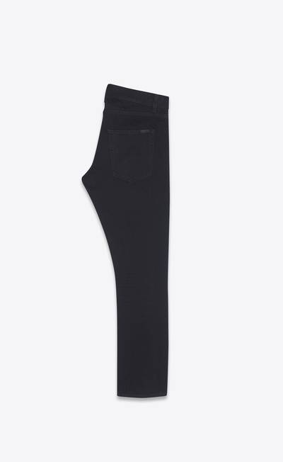 SAINT LAURENT etienne pants in worn black denim outlook