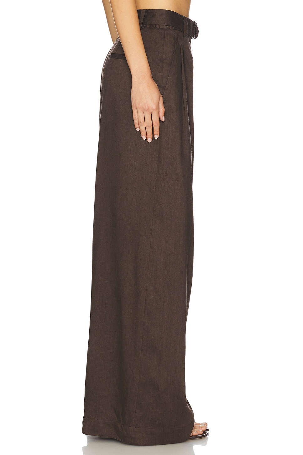 Wide Double Pleated Trouser - 3