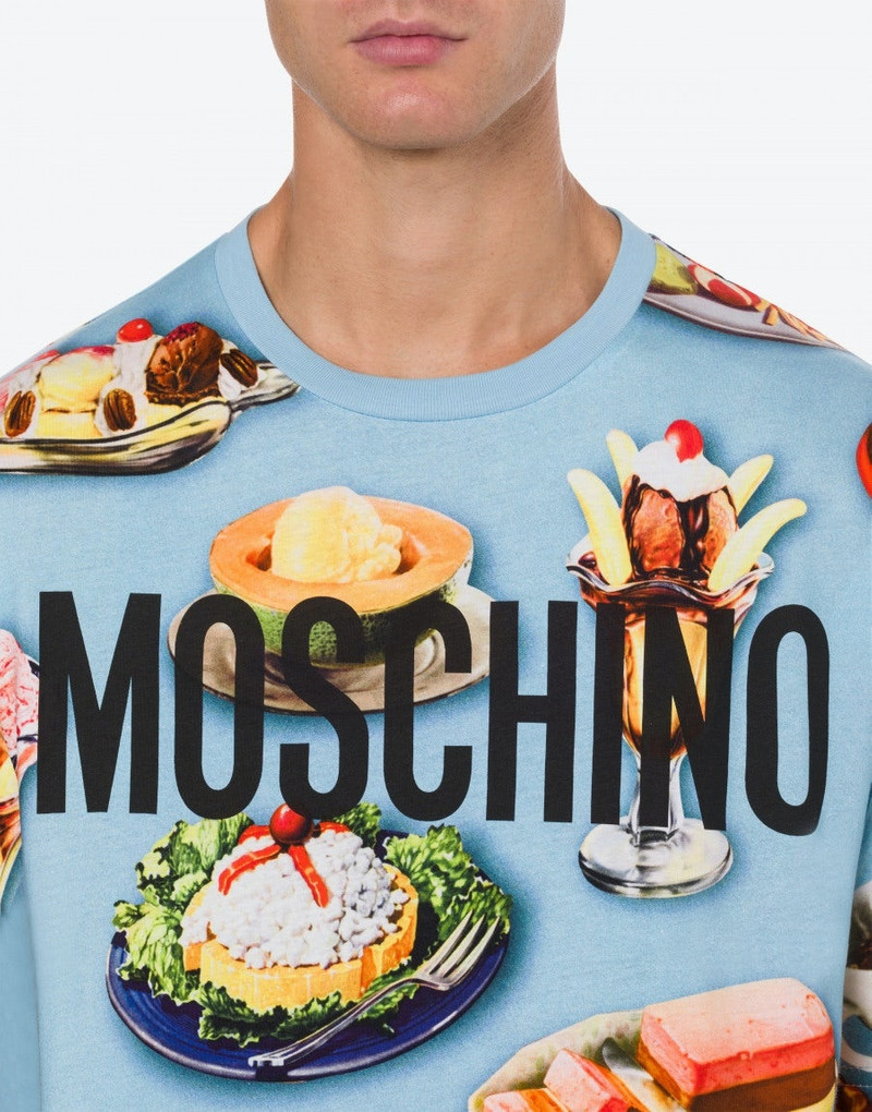 FOOD PRINT JERSEY T-SHIRT 4