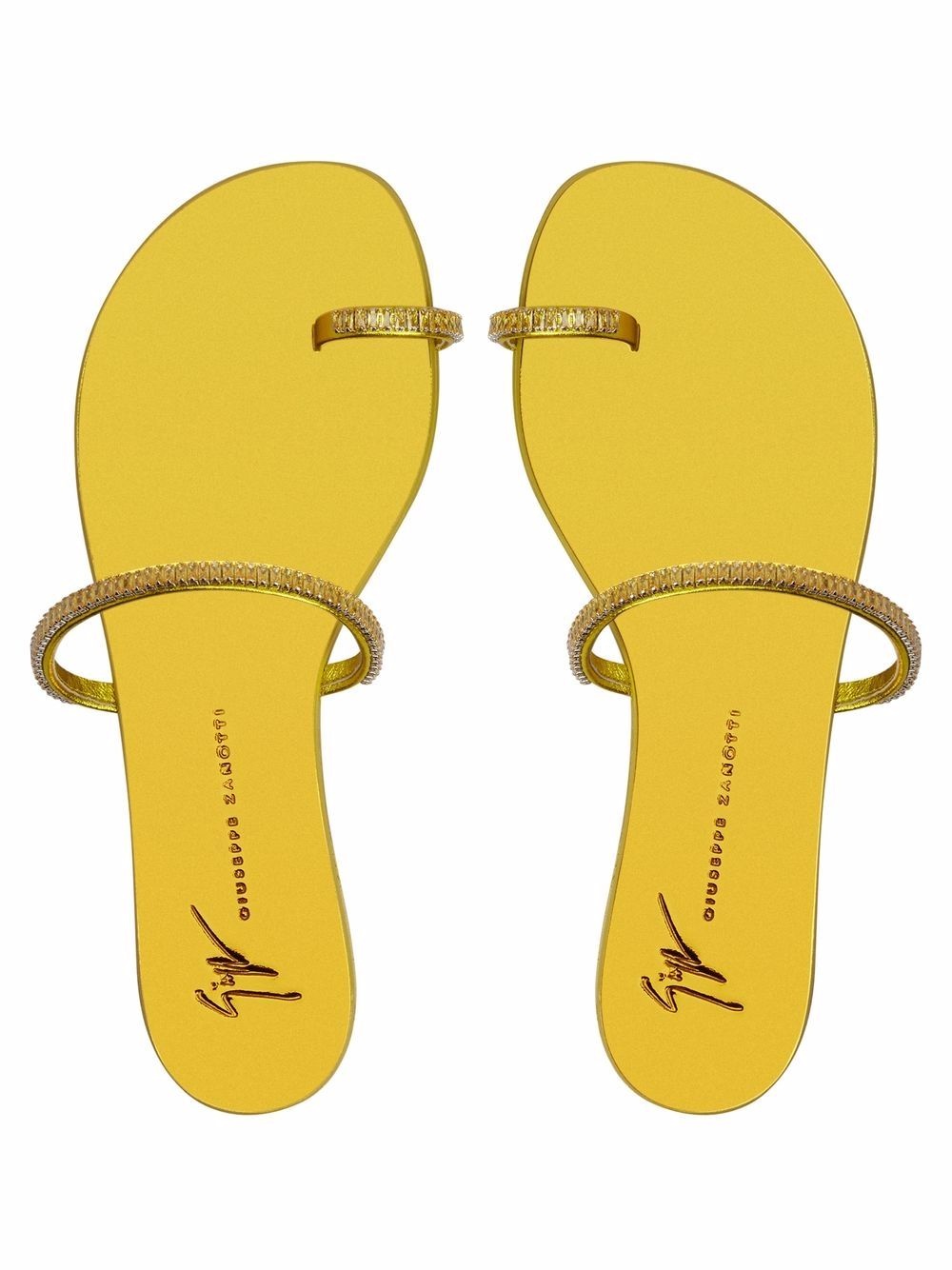 Colorful flat sandals - 4