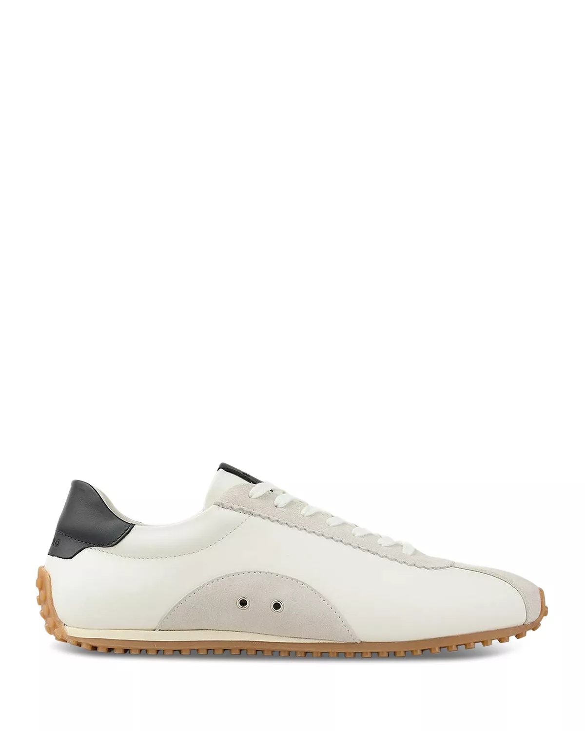 Men's Leather and Suede Running Trainer Shoes - 1
